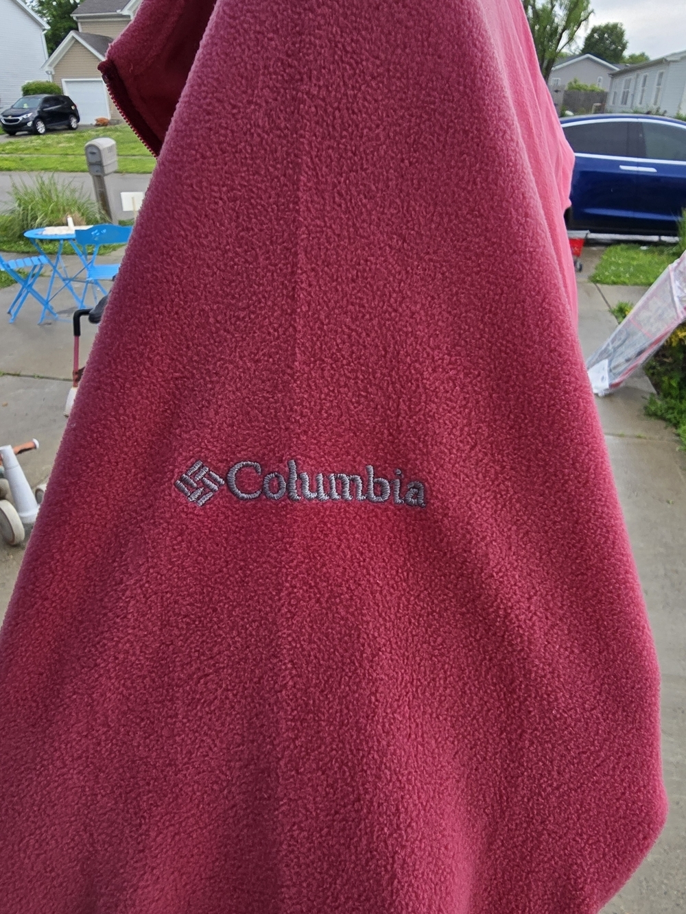 Columbia Pink Raspberry Fleece Half-Zip Pullover - Picture 3 of 3